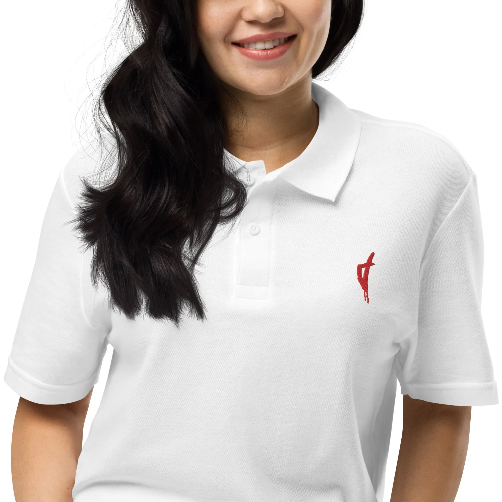 Polo Brodé Unisexe Corse Rouge